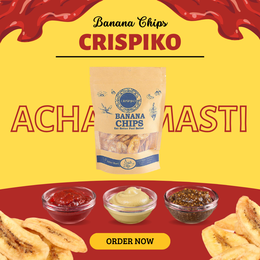 Crispiko Banana Chips - Achari Masti 100Gm